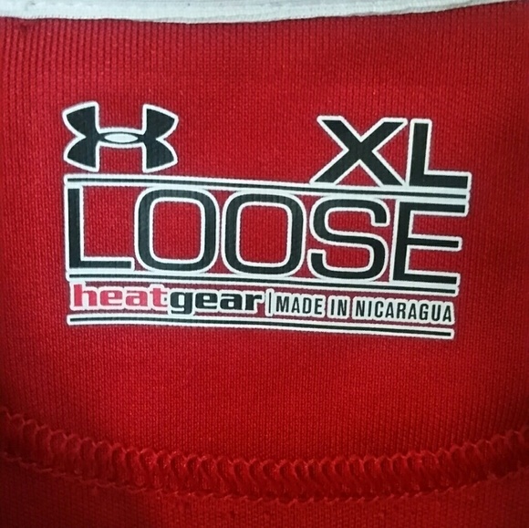 Under Amour Men's GolfPolo Shirt XL Loose EUC B7 - Picture 3 of 7